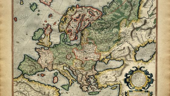 medieval map of Europe