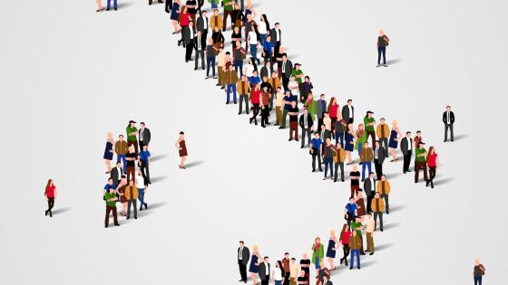 group of people in form of Italy map