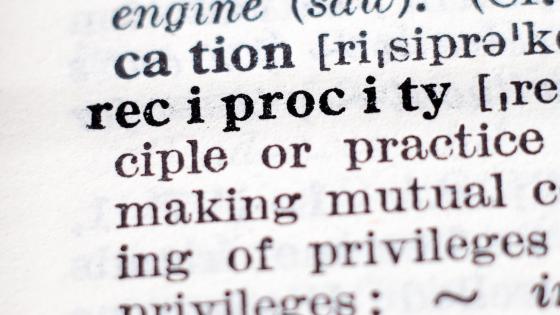 Definition of reciprocity