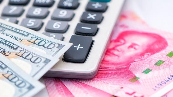 American and Chinese currency