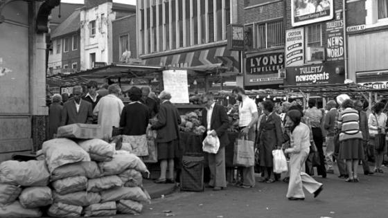 Surrey Street Market, 1978