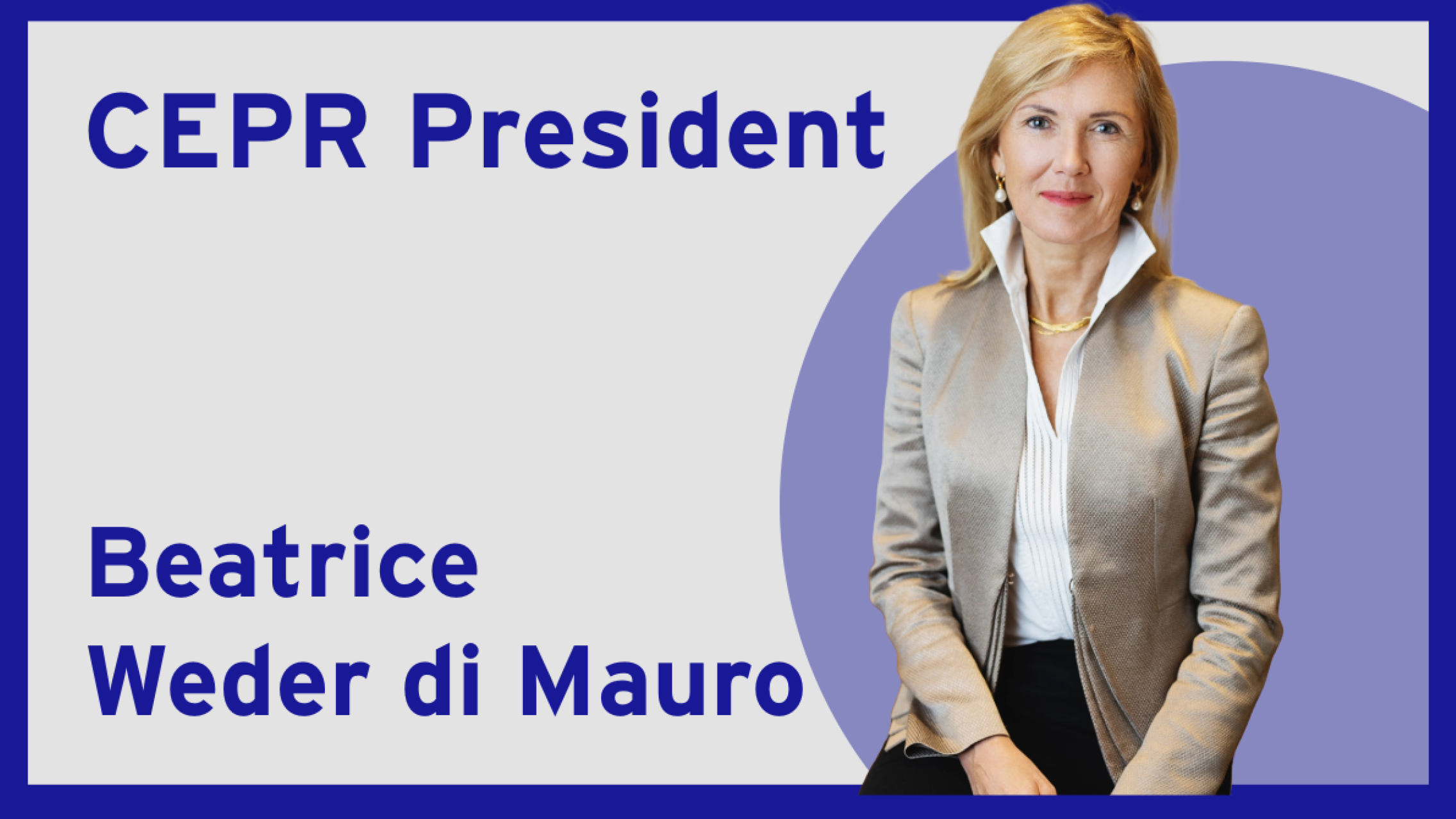 Beatrice Weder di Mauro - banner Image