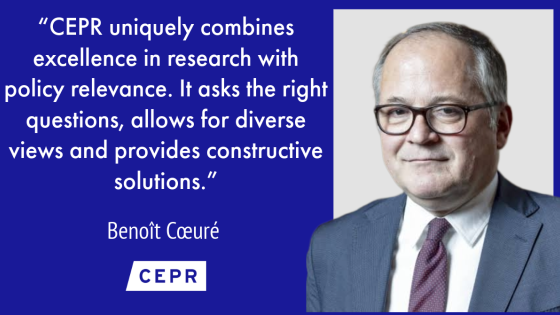 Benoît Cœuré joins CEPR Board